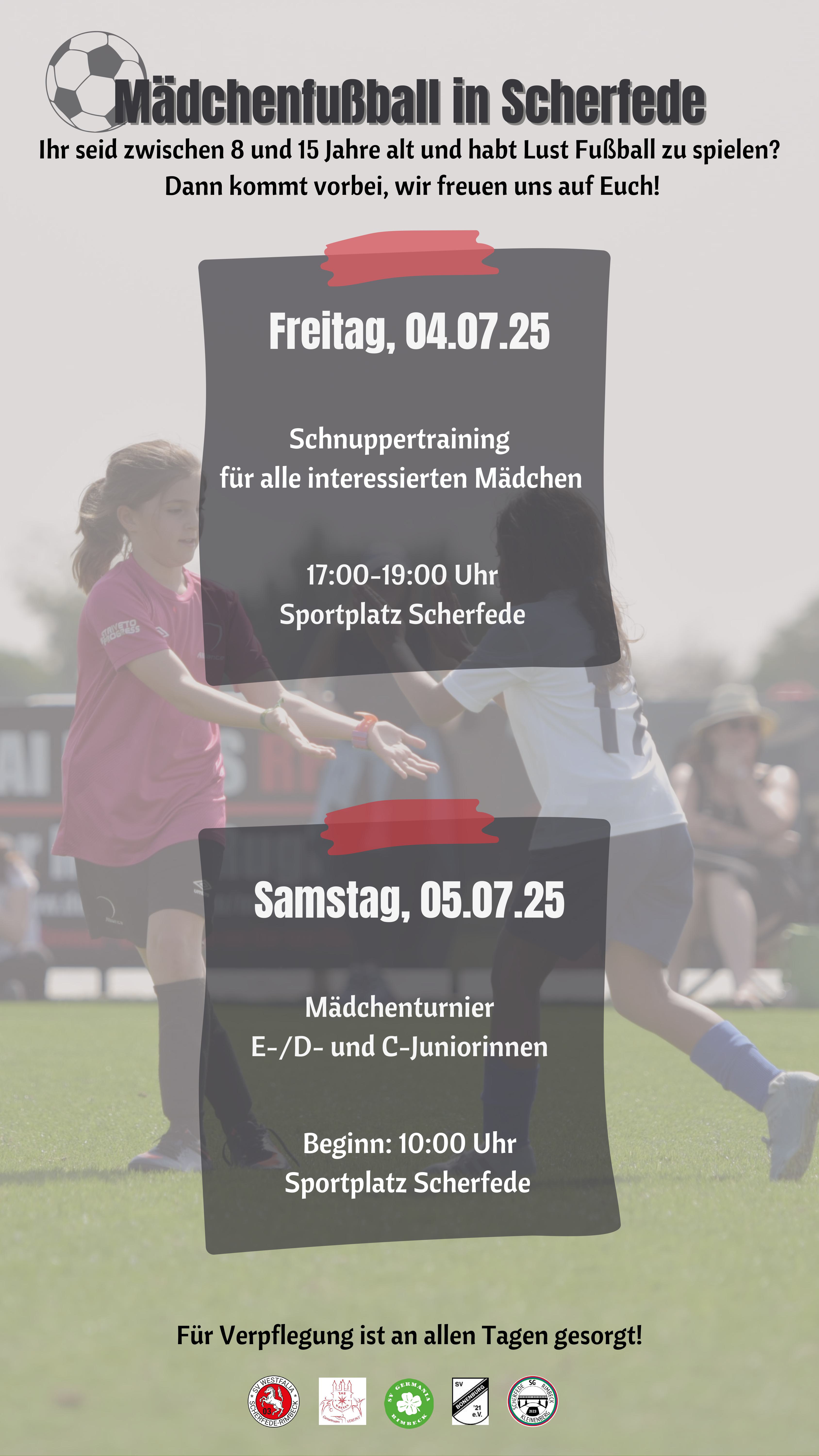 Schnuppertraining Mädchenturnier